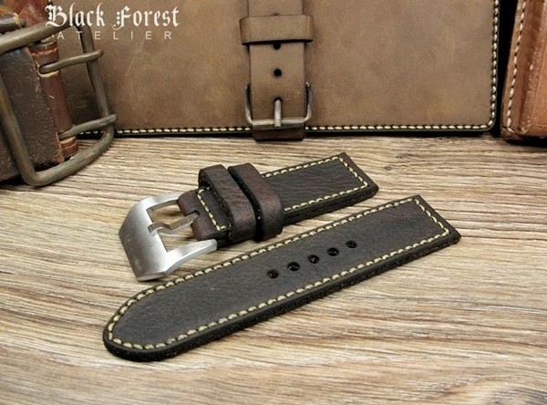 BF04 Swiss Ammo Handmade Vintage Strap 22mm/24mm/26mm/28mm – image 4